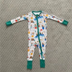 Little Sleepies Papa Bear Zippy, 12-18M